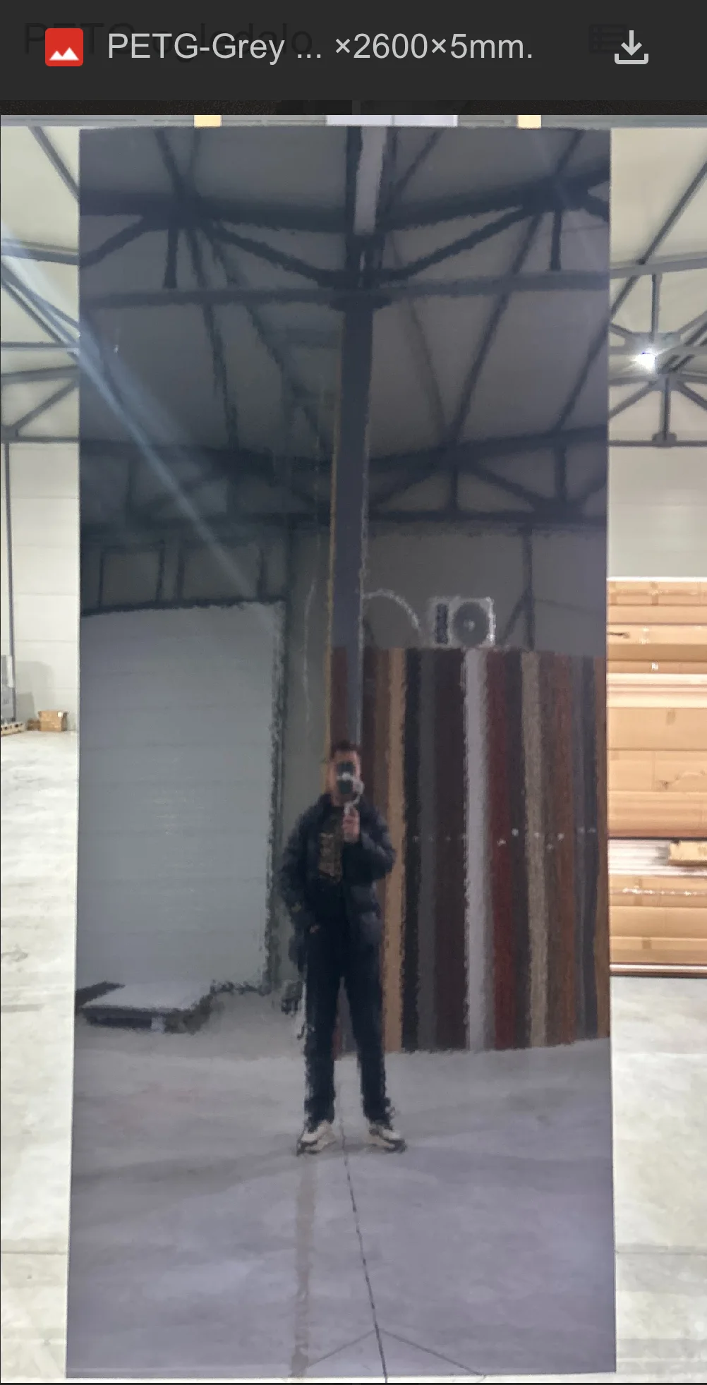 PVC mirror-effect panel 8610