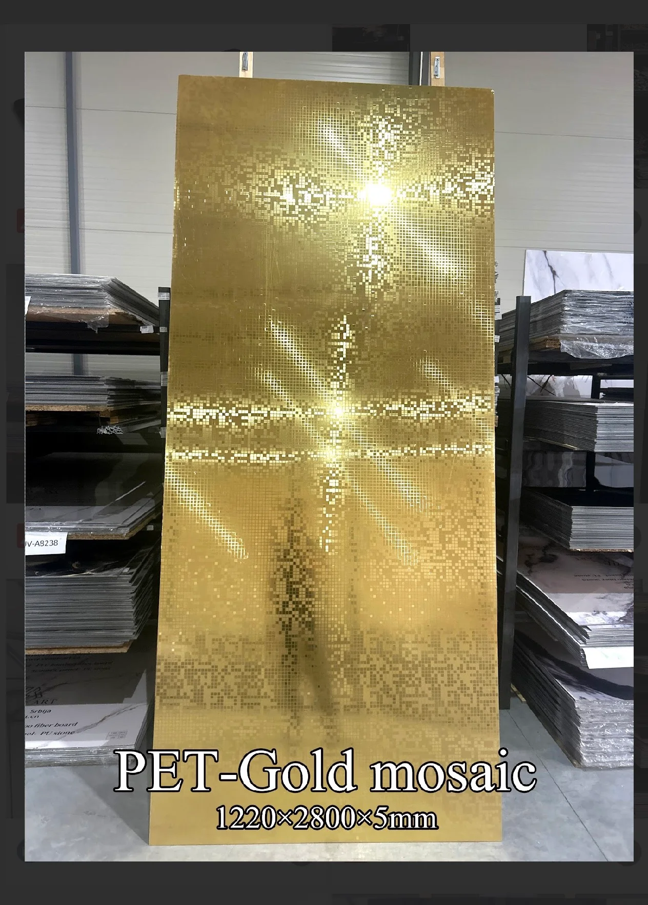 PVC mirror-effect panel A8238