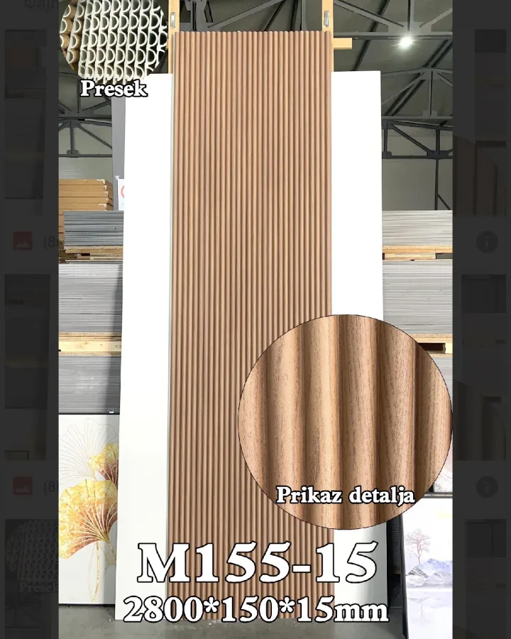 PVC letvica M155-15MM