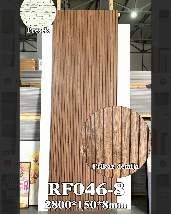 PVC trim RF046-8
